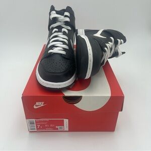 Nike Dunk High Black White DH9751-001 GS -BOYS SZ 7Y-EU 40-UK 6